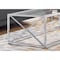 Monarch Specialties Coffee Table - 44"L / Chrome Metal With Tempered Glass I 3440 - alternate 6